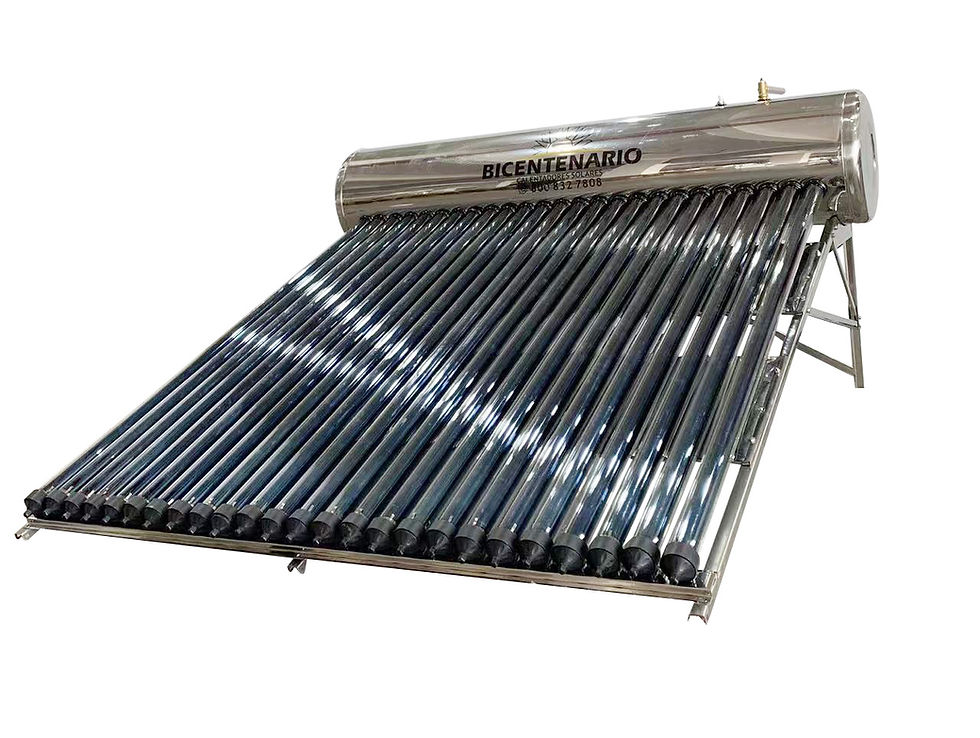 Miniatura: Calentador solar presurizado Bicentenario HTS-25 de 240 litros.