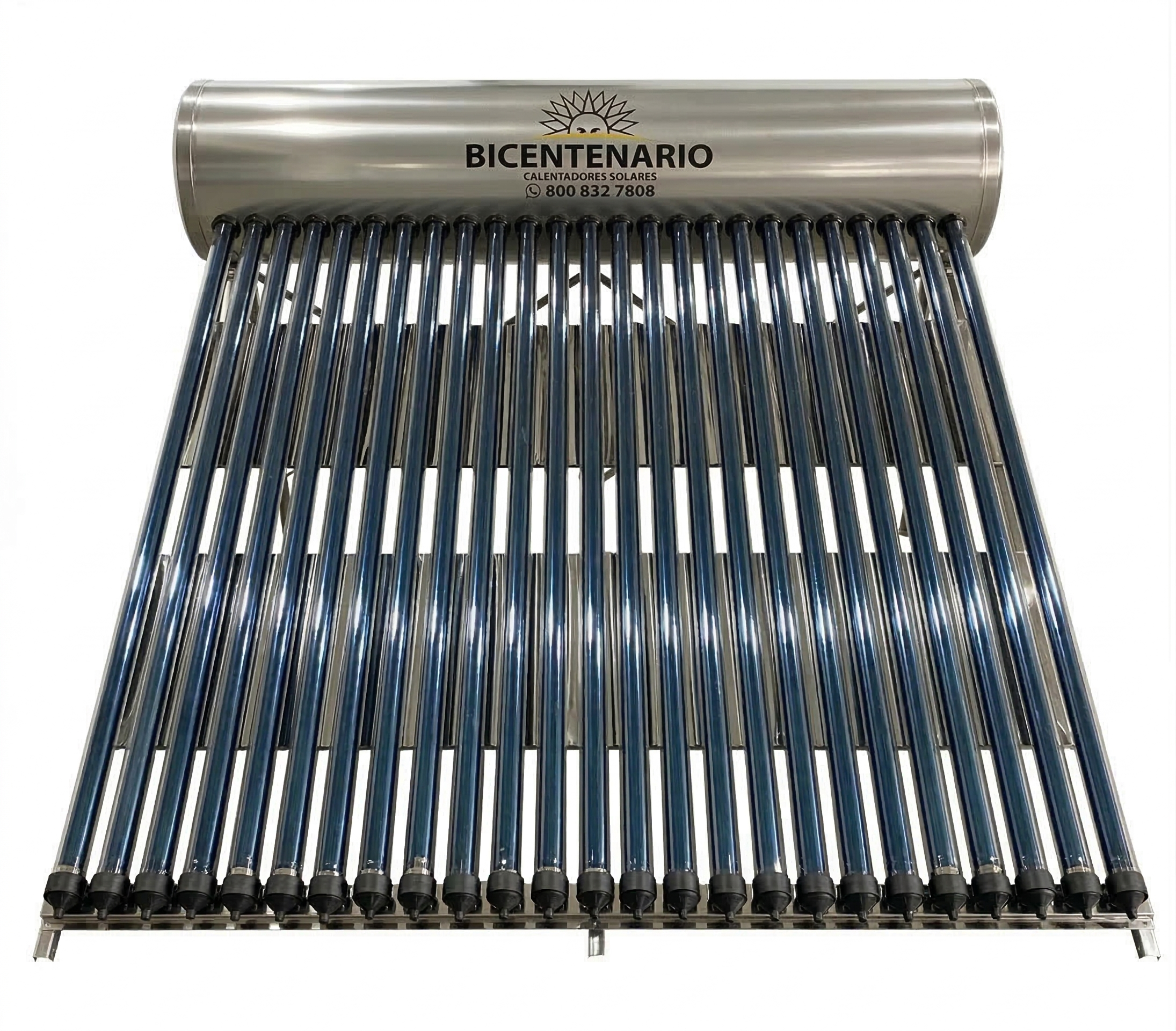 BTS-25 – Calentador Solar Bicentenario 300L 25 Tubos – Ideal para 7-8 Usuarios