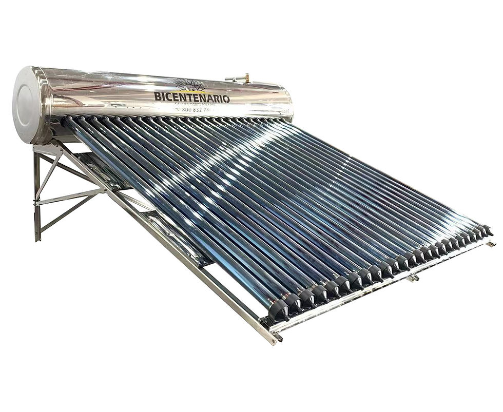 Miniatura: Calentador solar presurizado Bicentenario HTS-25 de 240 litros.