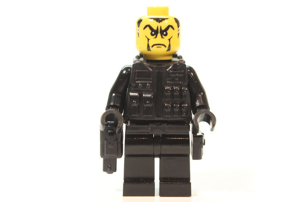 Thumbnail: Black Heavy Duty Military Minifigure Pack
