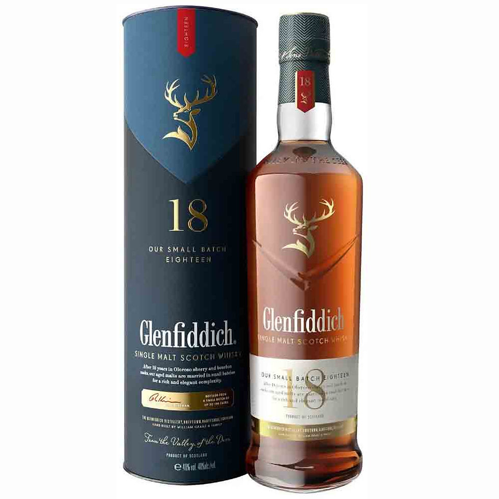 Glenfiddich 18 Year Old Single Malt Whisky