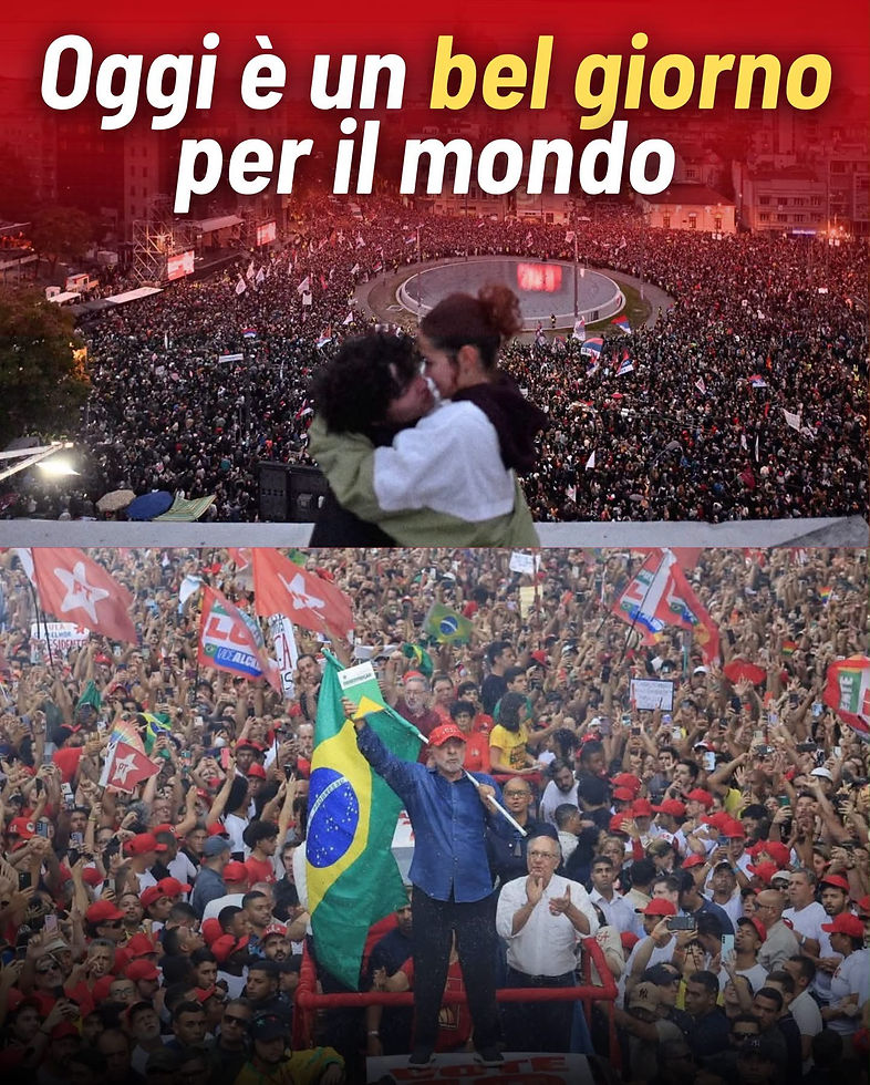 Oggi è un bel giorno per il mondo