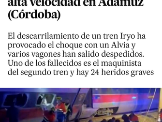 Deragliamento di due treni in Spagna: una tragedia immane che colpisce tutta l’Europa