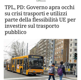 TPL: Governo apra occhi su crisi trasporti e utilizzi parte della flessibilità UE per investire sul trasporto pubblico