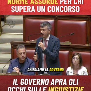 Norme assurde per chi supera un concorso: il Governo apra gli occhi sulle ingiustizie