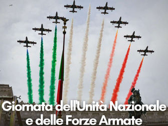 4 novembre: Giornata dell'Unità Nazionale e delle Forze Armate