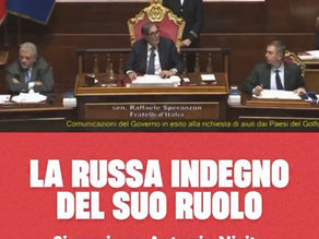 La Russa indegno del suo ruolo: solidarietà ad Antonio Nicita