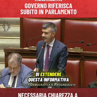 Epstein files: governo riferisca subito in Parlamento, necessaria chiarezza a tutela delle Istituzioni
