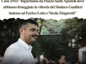Ripartiamo da Piazza Santi Apostoli insieme ad Enrico Letta e Nicola Zingaretti