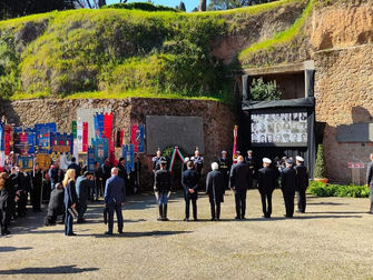 Al fianco del Presidente Mattarella e delle Istituzioni in ricordo dei martiri delle Fosse Ardeatine