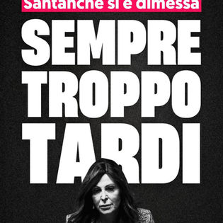 Santanchè si è dimessa: sempre troppo tardi