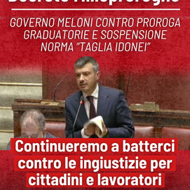 Decreto Milleproroghe: Governo Meloni contro proroga graduatorie e sospensione norma “taglia idonei”
