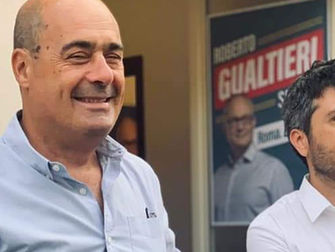 A Primavalle, con Nicola Zingaretti 