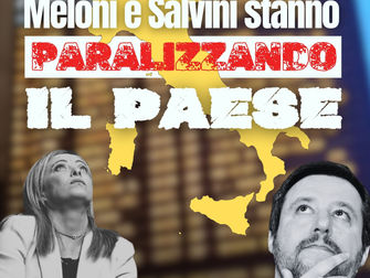 Meloni e Salvini stanno paralizzando il Paese, dovrebbero pensare ad aumentare i rimborsi non il costo dei biglietti