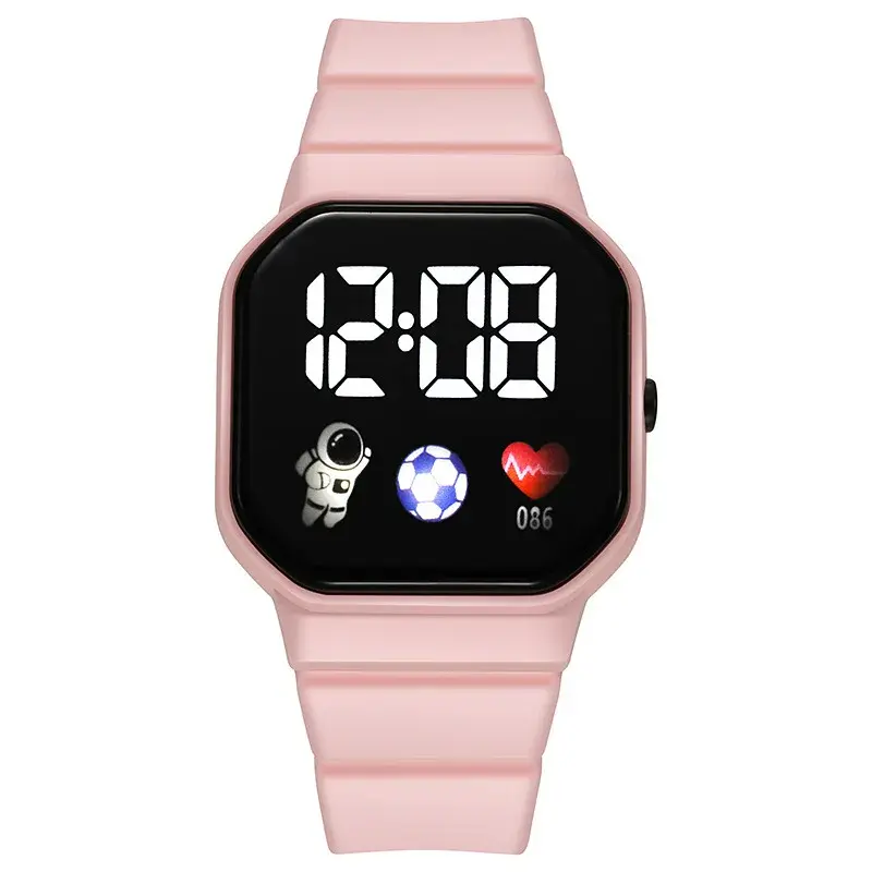 Thumbnail: 2026 LED Digital Sports Waterproof  Watch for Kids