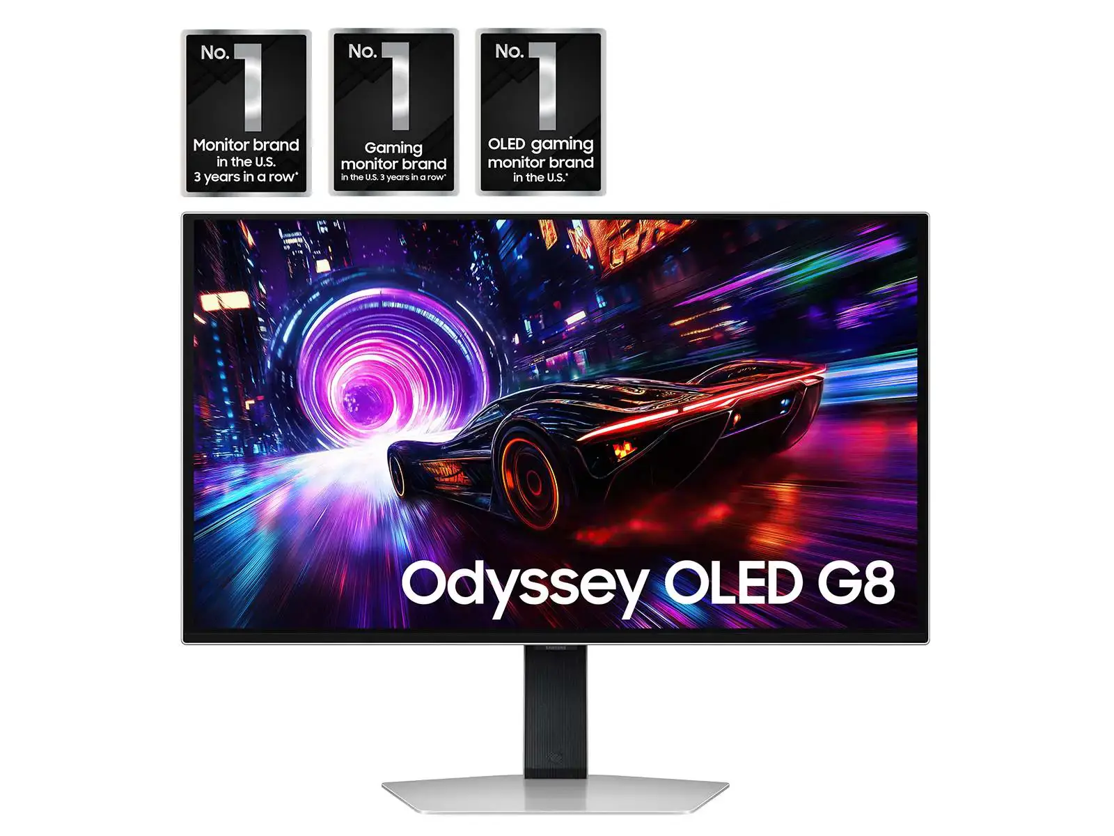 27 Inch Odyssey OLED G8 G81SF 4K | 240Hz | G-Sync Compatible | Gaming Monitor