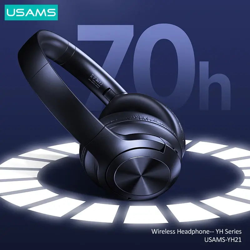 Thumbnail: USAMS YH21 wireless headphones, 70h battery