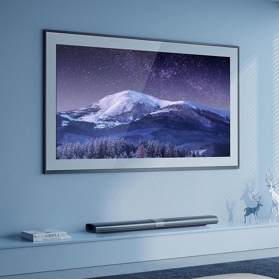 Thumbnail: Xiaomi 65 Inch Mural TV Ultra Thin Bezel Smart TV with Soundbar