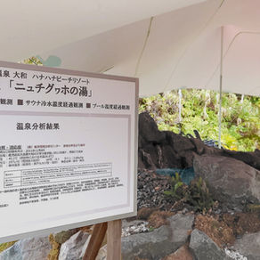 奄美大島唯一、天然温泉湧出!泉温40.1度の源泉名は「命果報の湯 (ニュチグヮホの湯)」