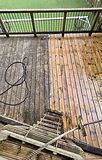 Clean decking