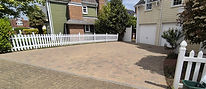 Driveway cleaning after photo