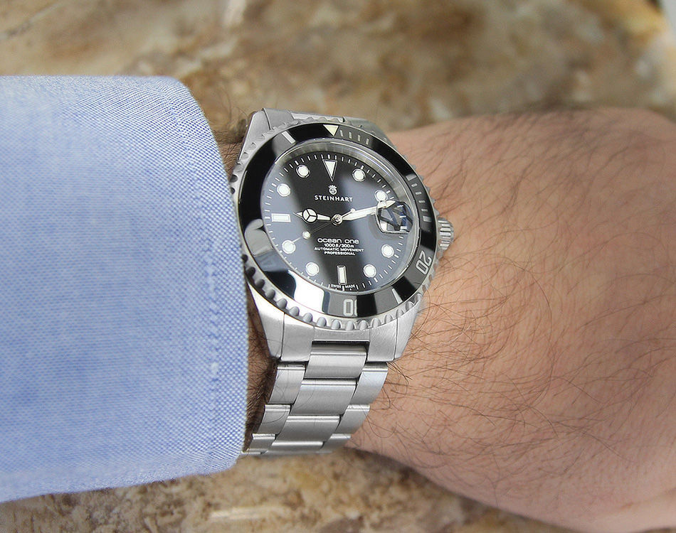 Thumbnail: Steinhart Ocean One Men's Luxury Mint New Model Top Grade Watch