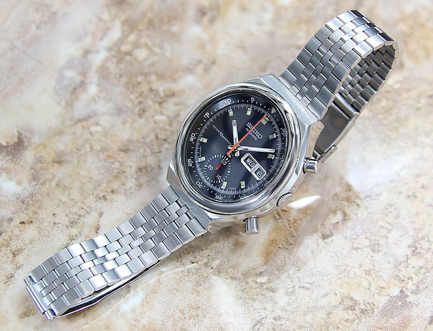 Thumbnail: Seiko Chronograph 6139 7060 Men's Watch