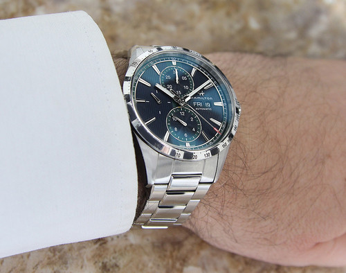 Montre Hamilton Broadway H435160 Automatique - Chronographe Acier - Occasion Bon état