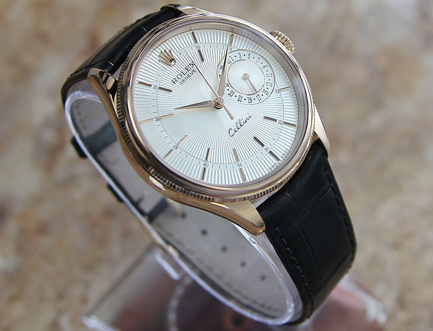 Thumbnail: Rolex Cellini Everose 50515 Men's Watch