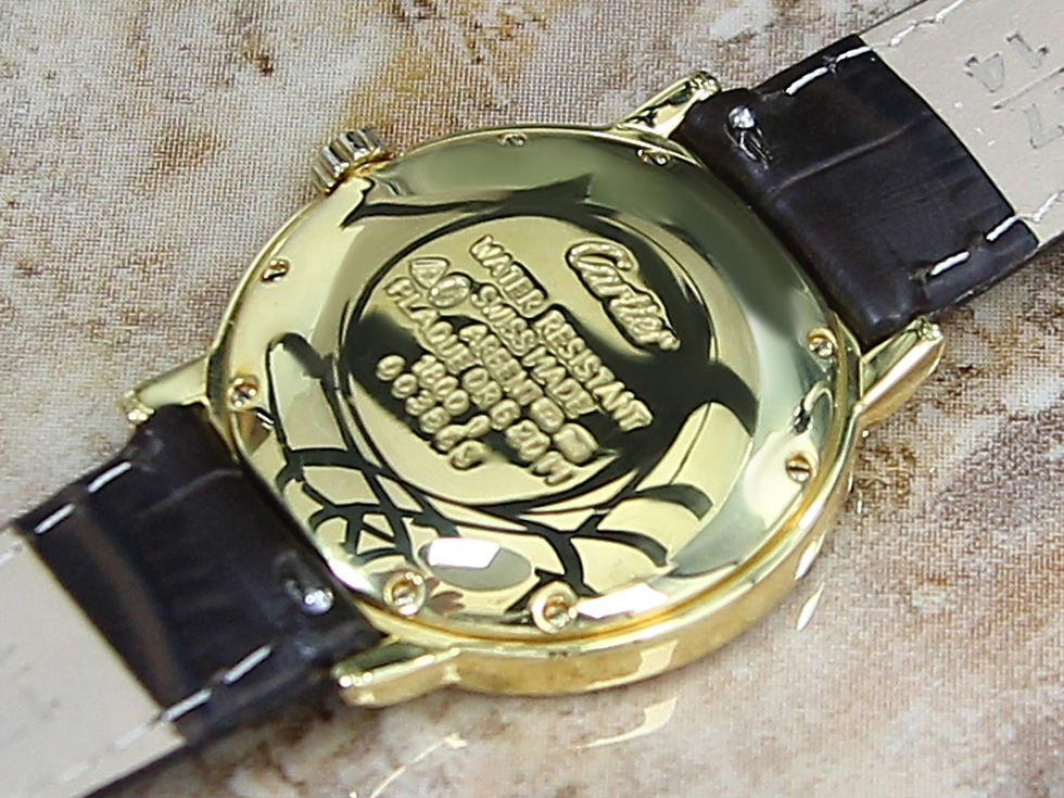 Thumbnail: Cartier Must De Cartier Unisex Diamonds New Condition Investor Quality Watch