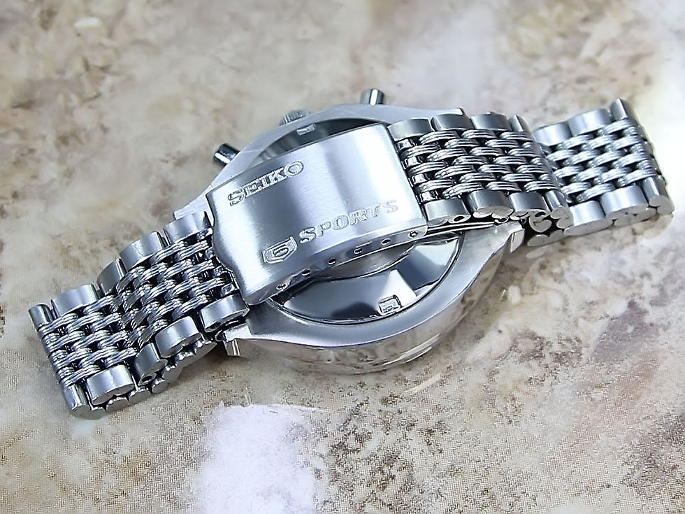 Thumbnail: Seiko 5 Sports Speed Timer 6139 7060 Men's Historic 1975 Investment Grade Watch