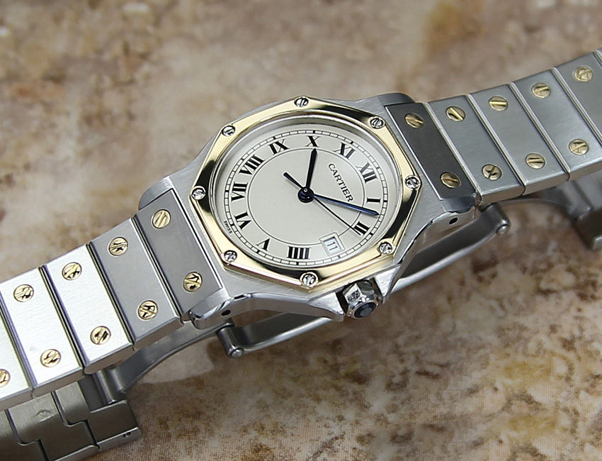 Thumbnail: Cartier Santos 30mm Unisex Watch
