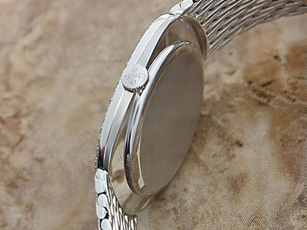 Thumbnail: Patek Philippe Golden Ellipse 18k Men's Size White Gold Diamond Investment Grade