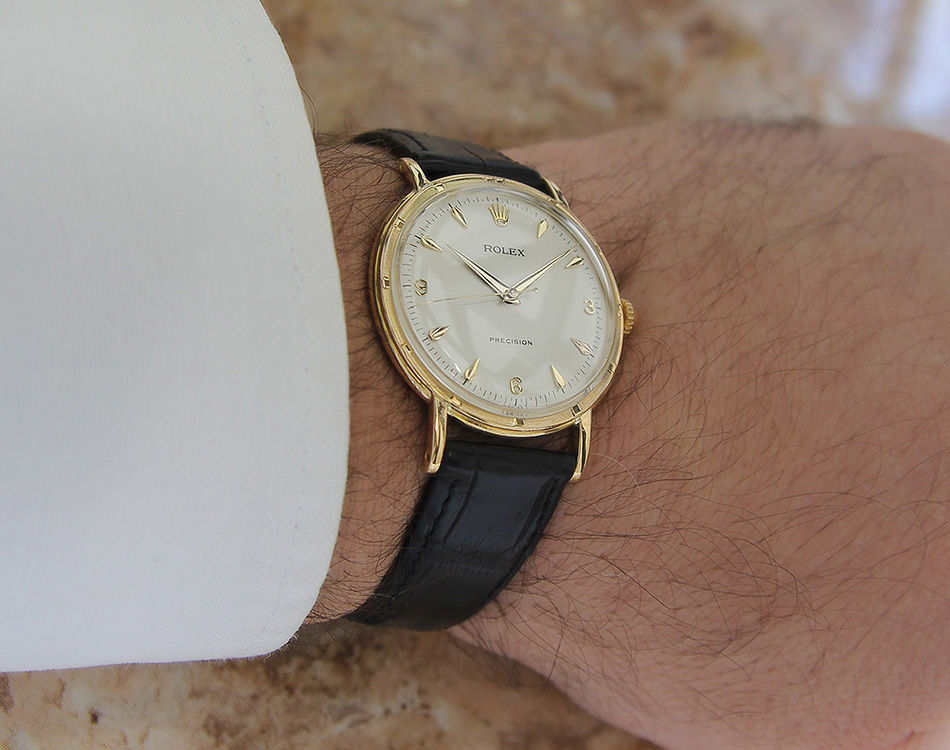 Thumbnail: Rolex 8952 18k Solid Gold Men's 1958 Mint Collector Grade Historical Watch