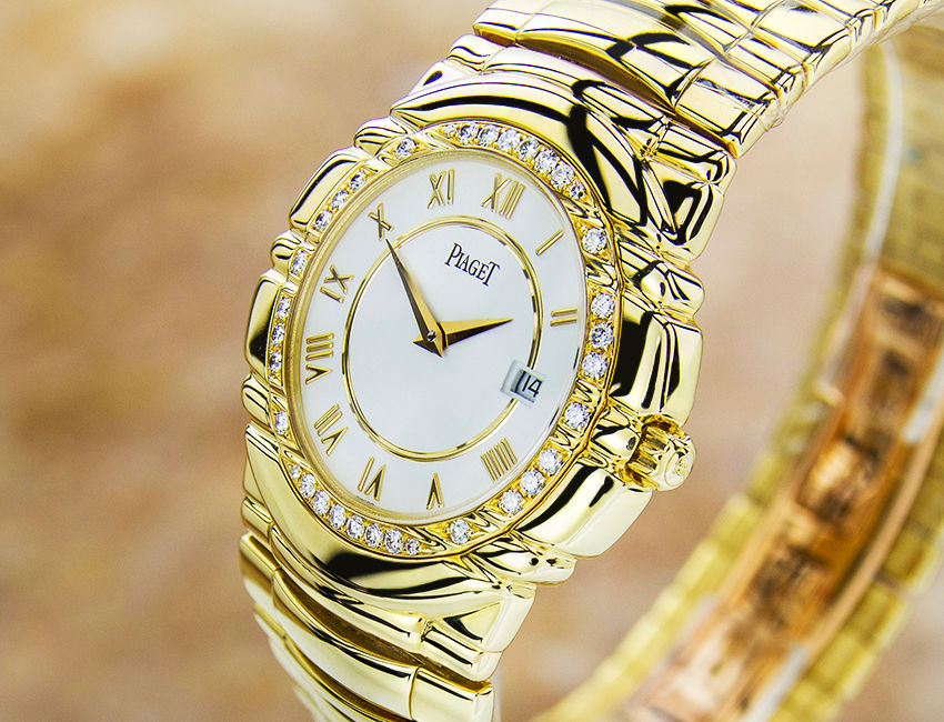 Thumbnail: Piaget Tanagra 17043 M401D Diamond 18k Gold Watch