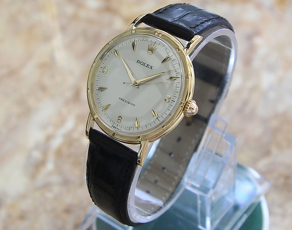 Thumbnail: Rolex 8952 18k Solid Gold Men's 1958 Mint Collector Grade Historical Watch