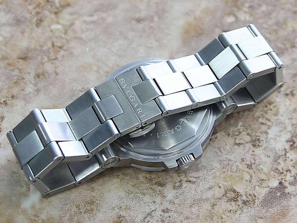Thumbnail: Bulgari SD38S Men's Chronometer 38mm New Condition c2010 showroom condition 