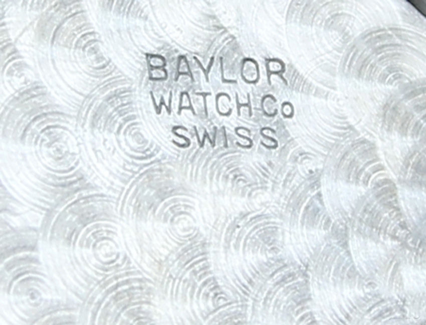 Thumbnail: 1960s Black Baylor  Men's Dress Watch