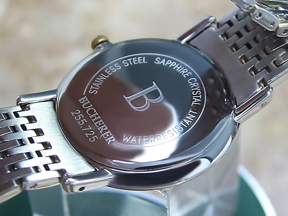 Thumbnail: Rare Bucherer 1990 Men's Luxury As New Unworn Dress Watch