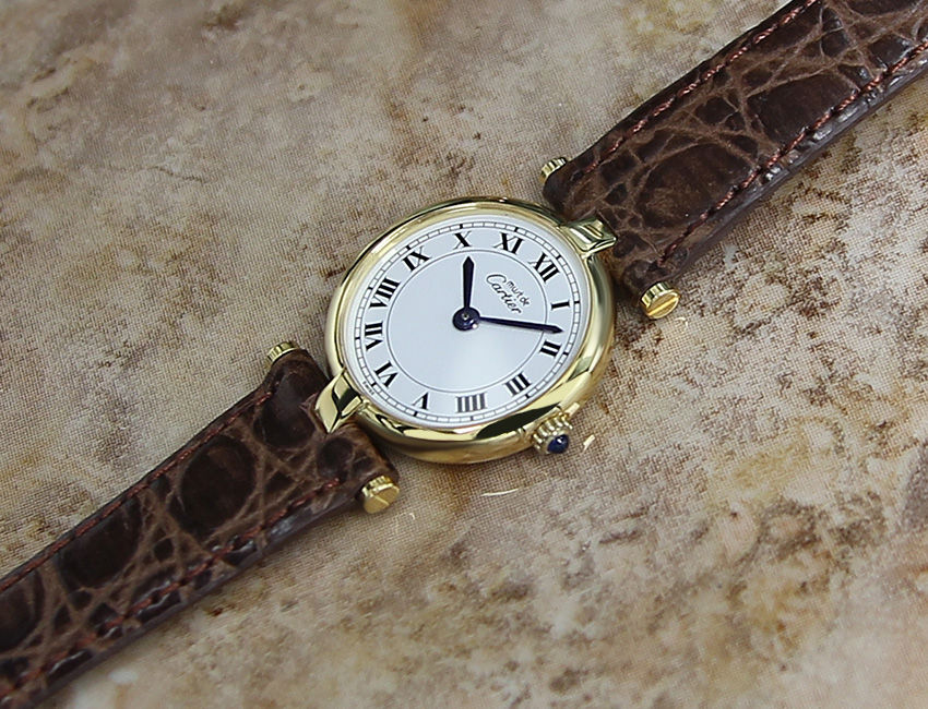 Thumbnail: Cartier Must De Vermeil 24mm  Ladies Watch