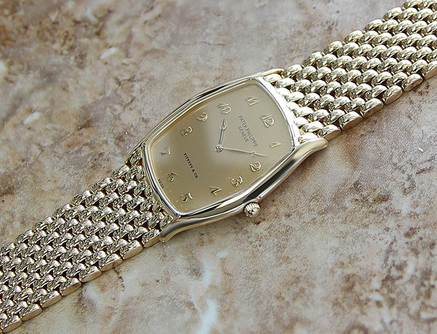 Thumbnail: Patek Philippe 18k Gold Gondolo Men's Watch