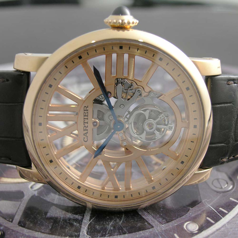 Thumbnail: Cartier Rotonde RG Skeleton Trouvillon P00000GC