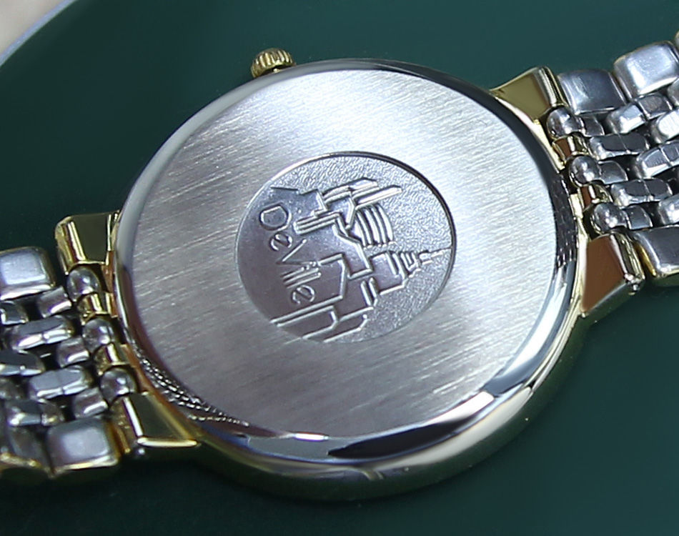 Thumbnail: Omega DeVille Men's 33mm Gold-Plated Highest Grade Precision Watch