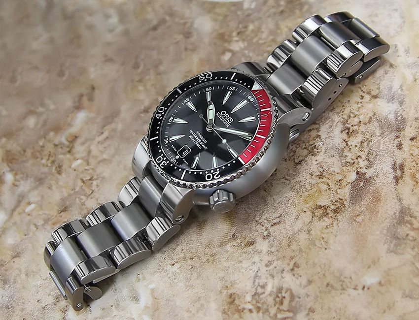 Thumbnail: Oris Titanium 7562P Diver Men's Watch