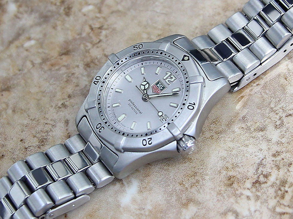 Thumbnail: Tag Heuer Professional WK1212 Men's 36mm New Condition 2004 Watch