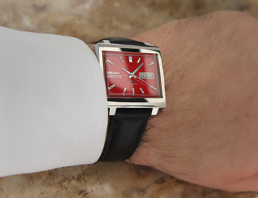 Thumbnail: Seiko Actus 1975 Men Automatic 6106 5440 Japanese Stainless Steel Watch