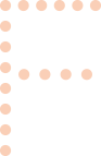 F letter in dots