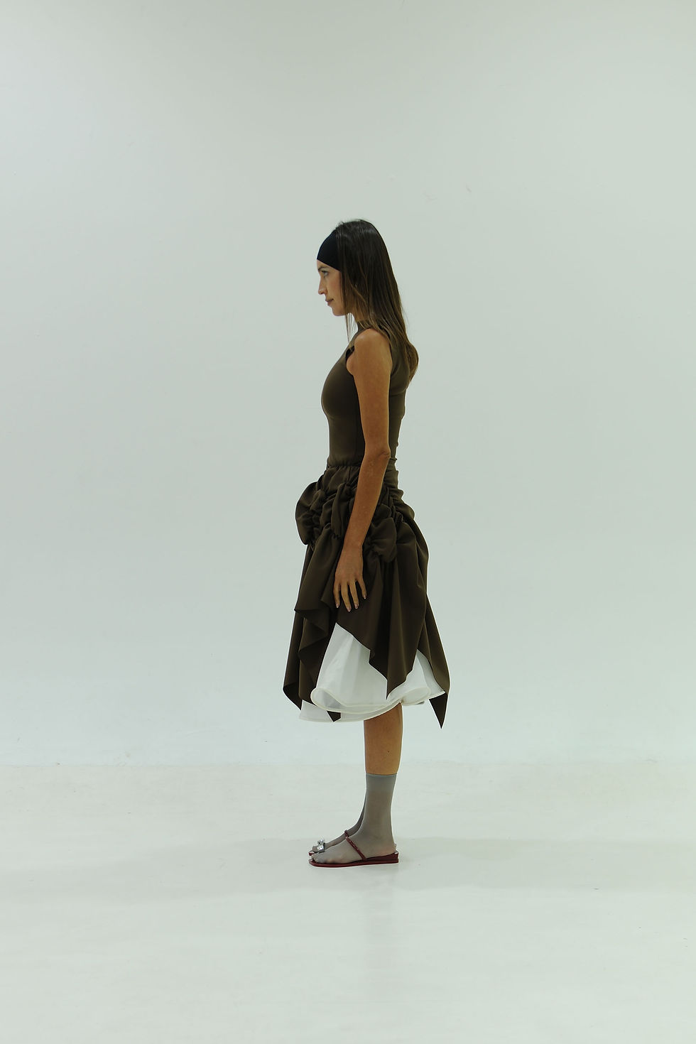 Thumbnail: Rectangle dress  Brown