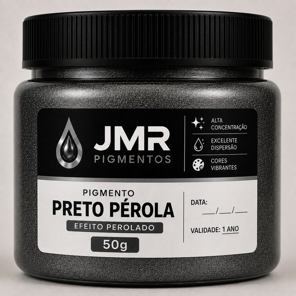 Pigmento Preto Pérola (50g)