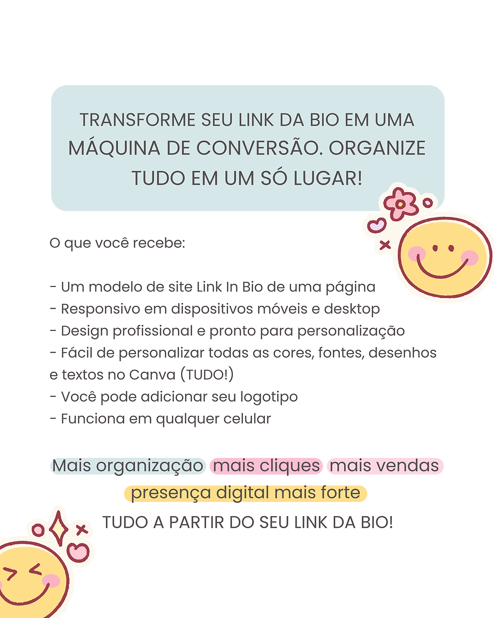 Miniatura: Página Link na Bio Personalizada